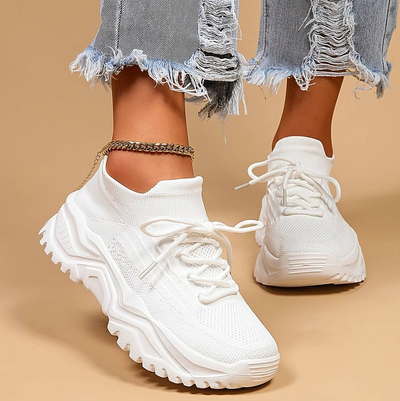 Lässige sneaker mit zusätzlicher fußunterstützung für damen