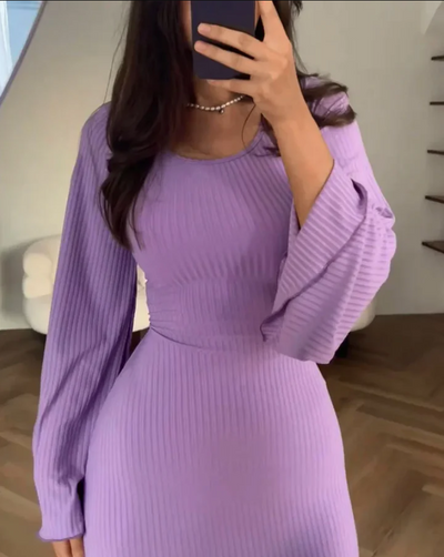 Annaliesje - elegantes langarmkleid für besondere anlässe