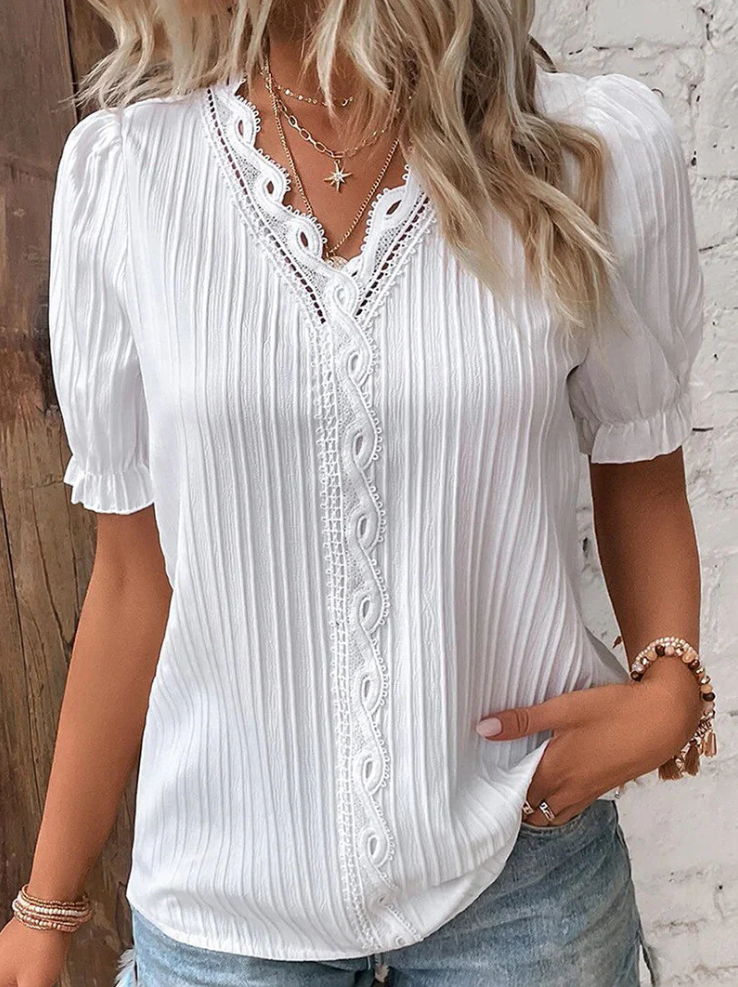 Astrid – elegante sommerbluse für damen