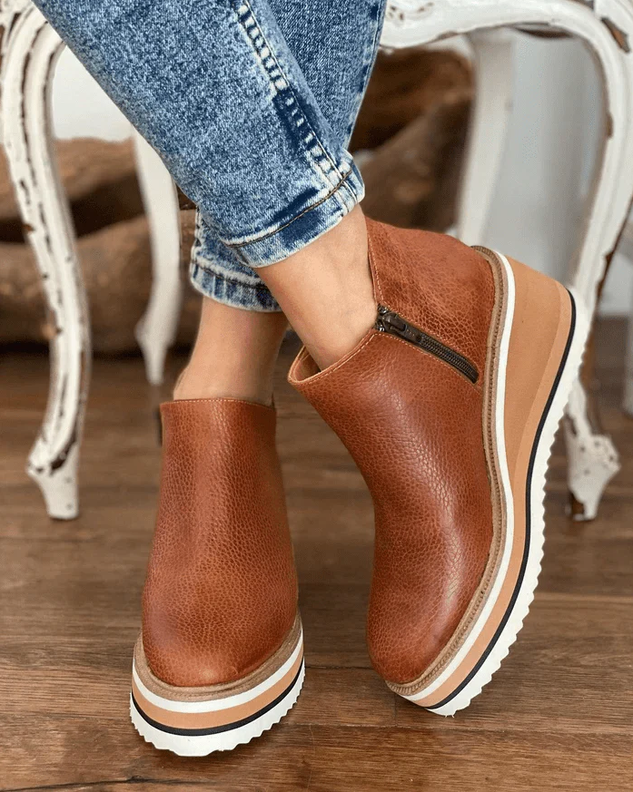 Keilstiefeletten für damen