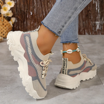 Atmungsaktive mesh-sneaker für damen