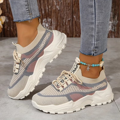 Atmungsaktive mesh-sneaker für damen