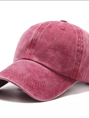 Damen Vintage Cap mit verstellbarem Verschluss – Rot