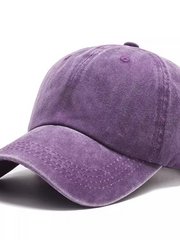 Damen Vintage Cap mit verstellbarem Verschluss – Lila
