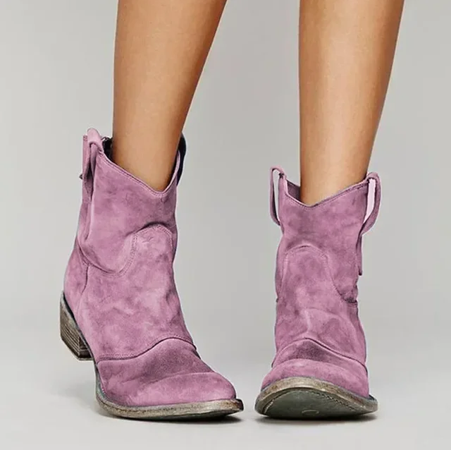 Vintage-cowboy-stiefeletten für damen