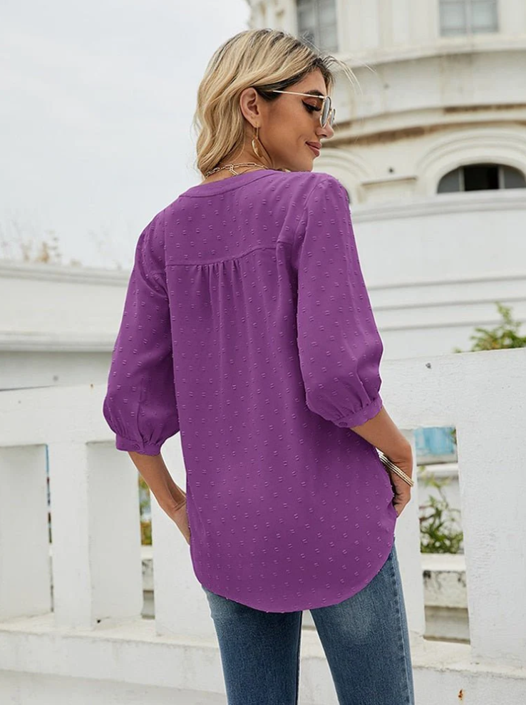 Femma – wunderschöne patchwork-damenbluse für jeden anlass