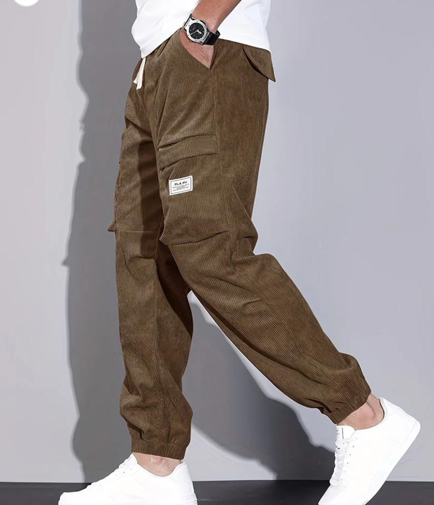 Kaffeefarbene cordhose - Leo