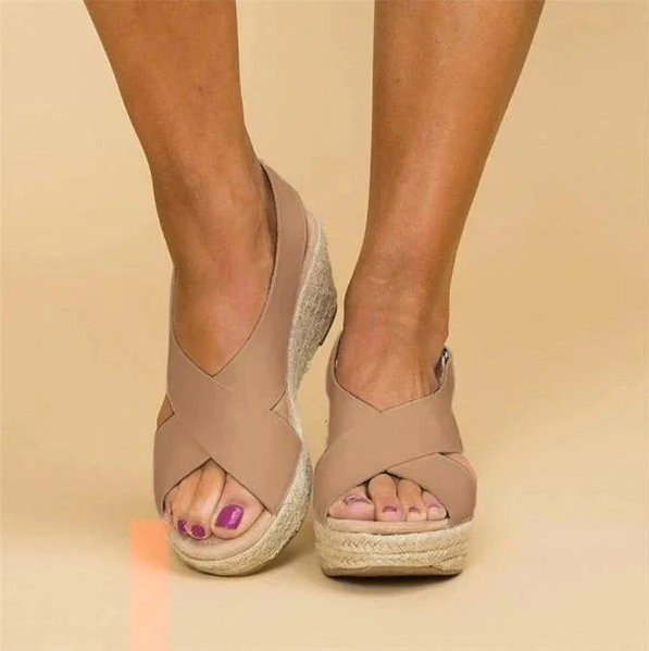 Sommerlicher chic: elegante espadrille-sandalen