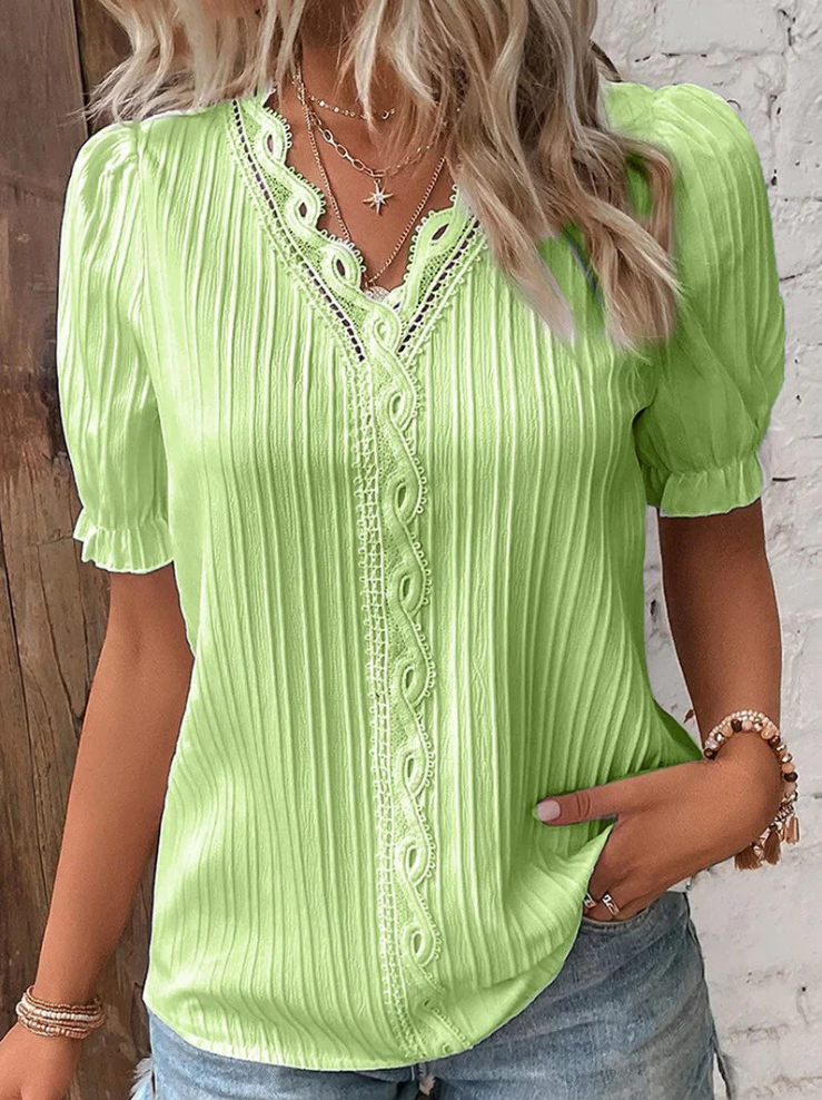 Astrid – elegante sommerbluse für damen