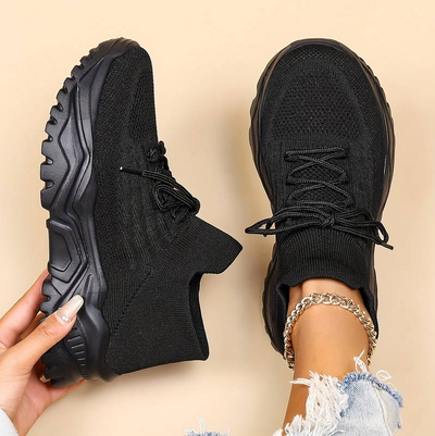 Lässige sneaker mit zusätzlicher fußunterstützung für damen