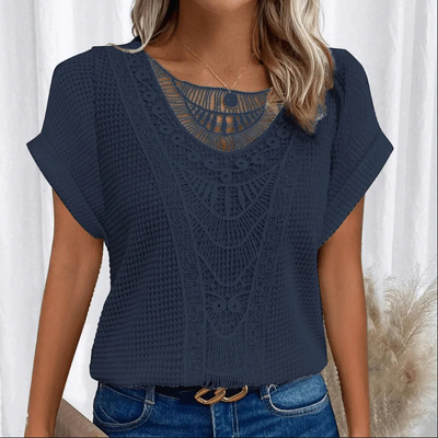 Luxuriöse luftige bluse für damen