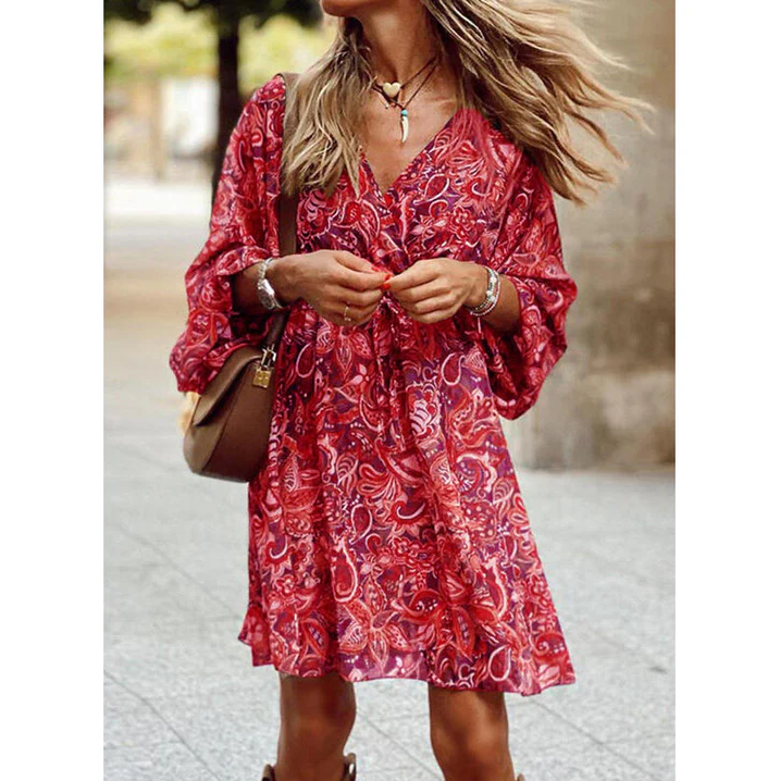 Sommerbrise boho kleid für damen