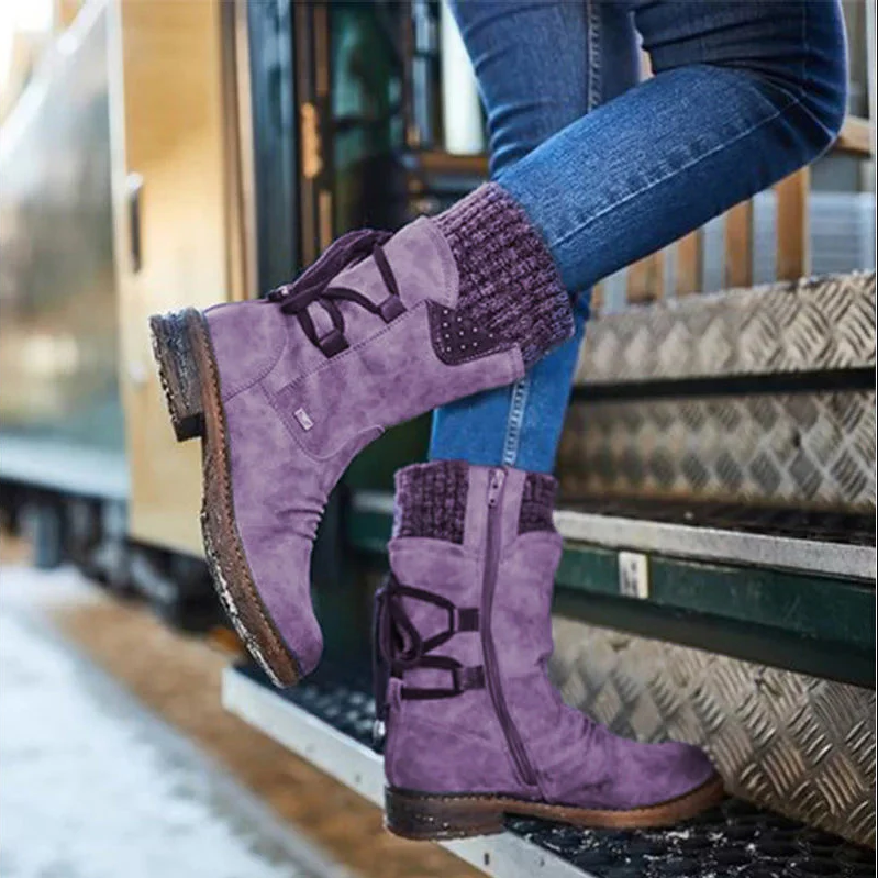 Stilvolle warme winterstiefel für frauen