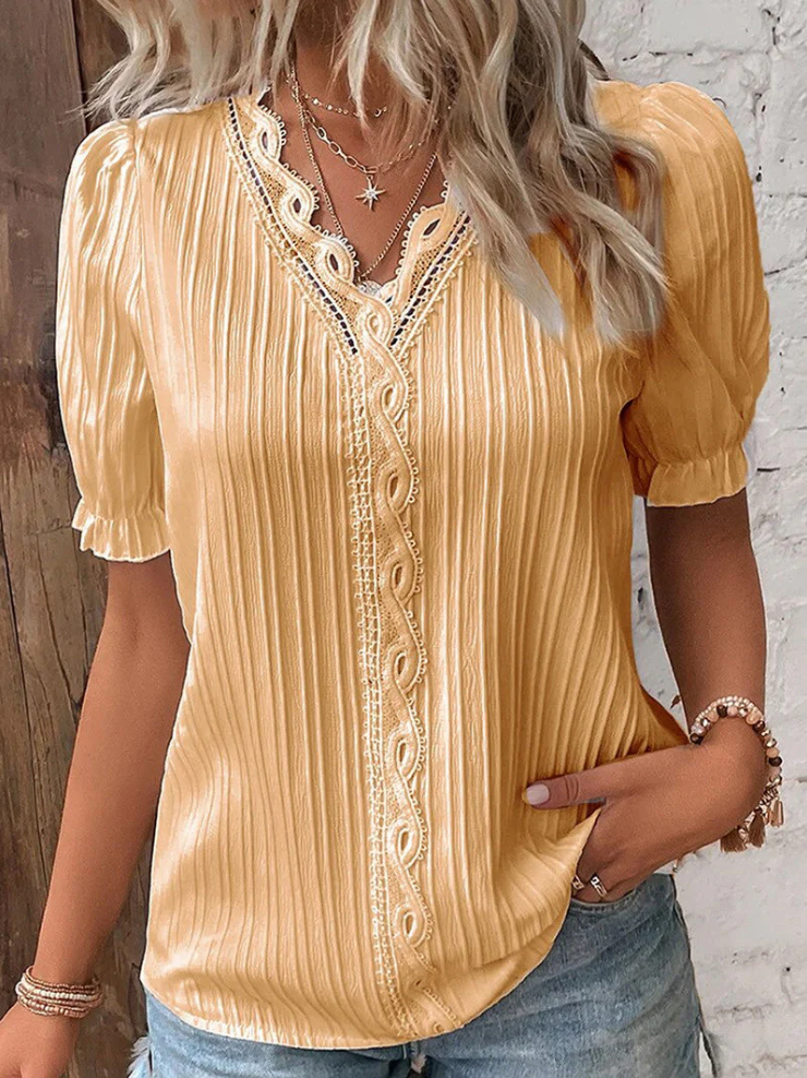 Astrid – elegante sommerbluse für damen
