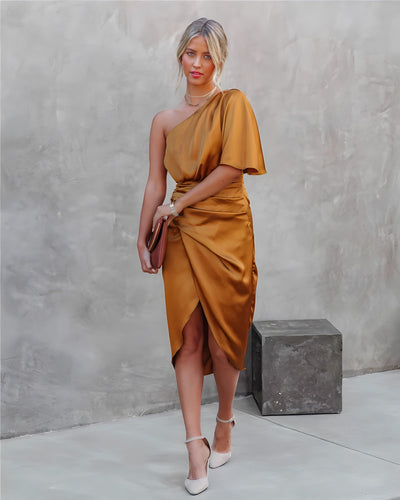 Allegra - Elegantes Seiden-Party-Kleid