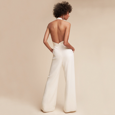 Agnes - Luftig-leichter Lang-Jumpsuit mit weiter Hose