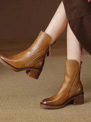 Amelia | Stilvolle Und Ergonomische Damen-Stiefeletten Für Den Alltag – Braun