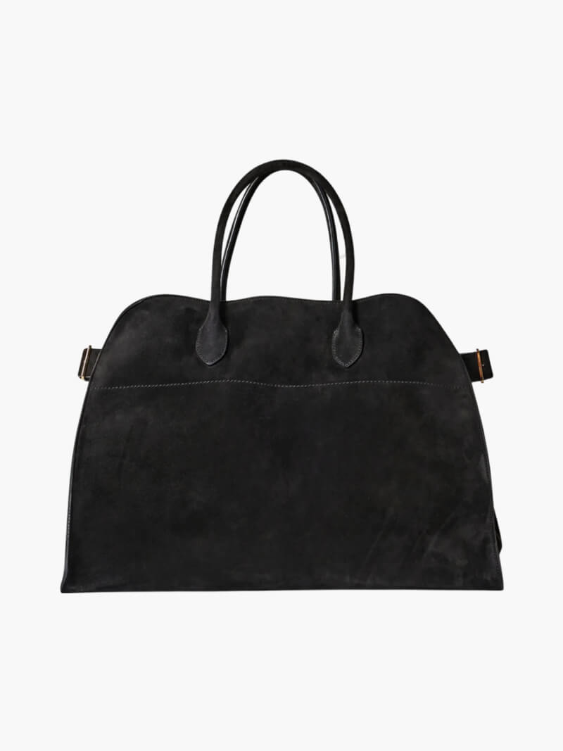 Grosse vegane Wildleder Tasche für Damen