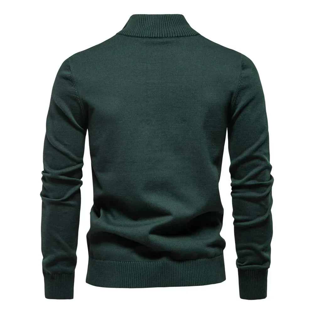 Sportlicher Pullover mit modernem Kontrastdesign