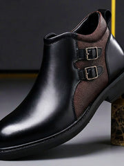 Oliver | Exklusive und Stilvolle Herren-Lederstiefel für den Winter – Eichenbraun