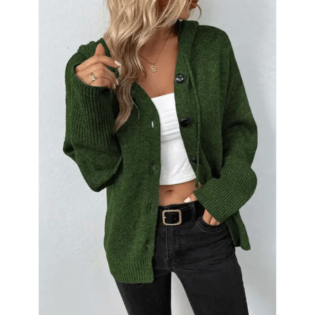 Brittan | Strickcardigan mit Knöpfe