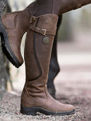 Antonia | Stilvolle Und Elegante Kniehohe Damenstiefel – Dunkelbraun