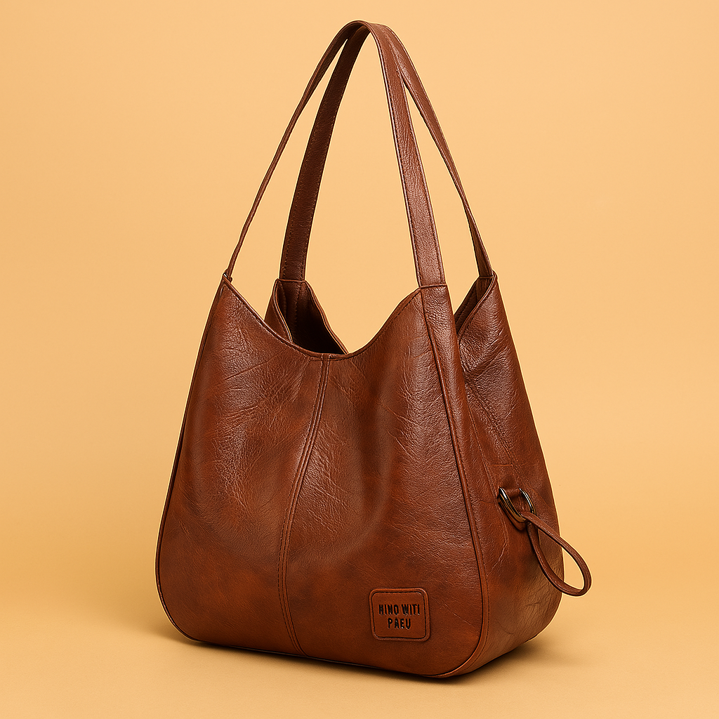 Vintage Lederhandtasche