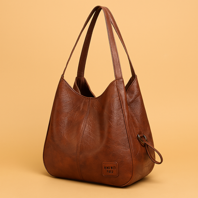 Vintage Lederhandtasche