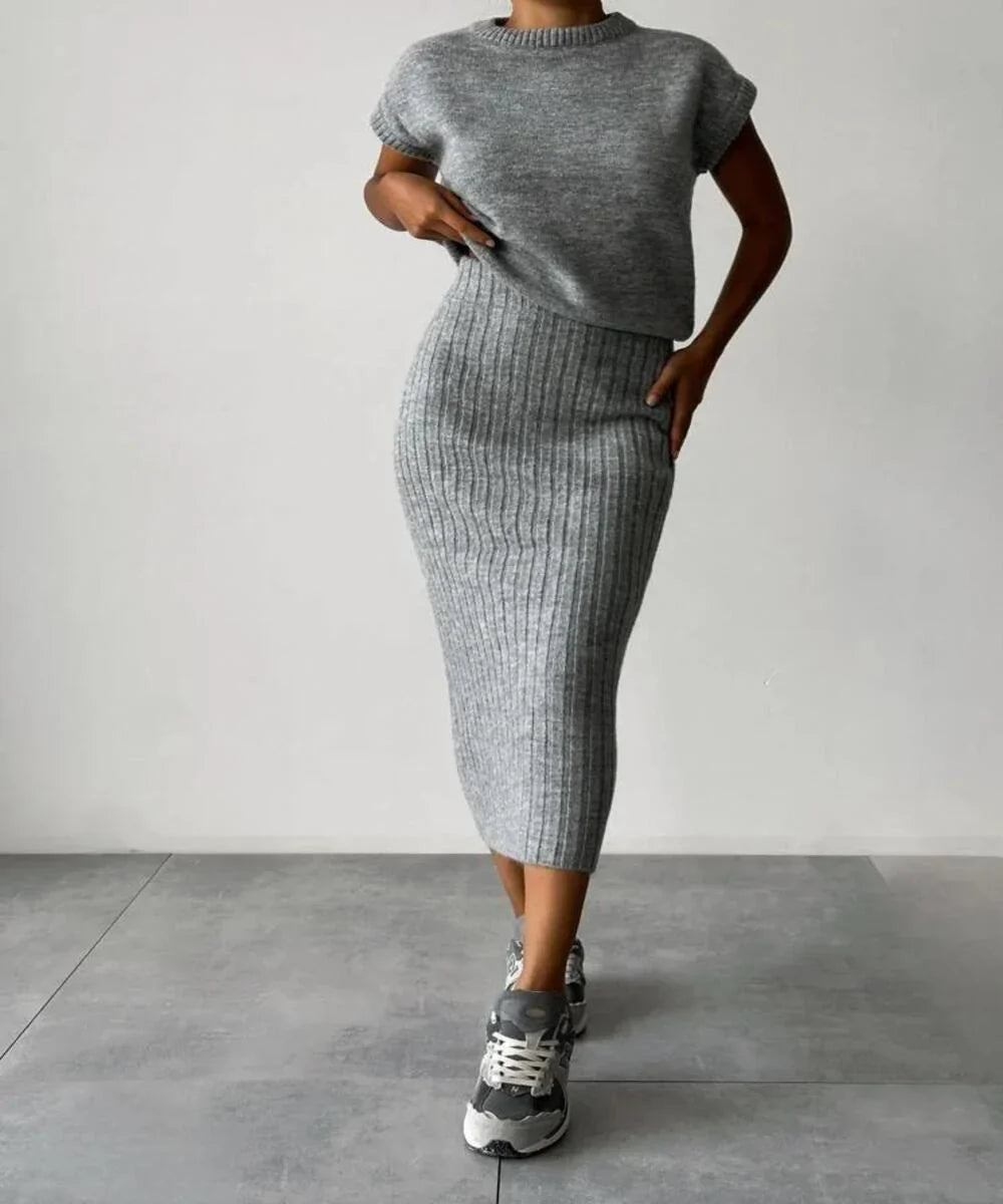 Nivelle – Stilvolles zweiteiliges Strickset