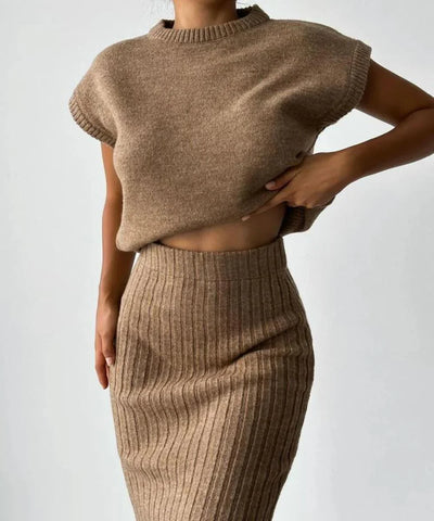 Nivelle – Stilvolles zweiteiliges Strickset