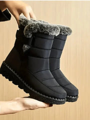 Winterstiefel Mit Hohem Schaft - Sara – Schwarz