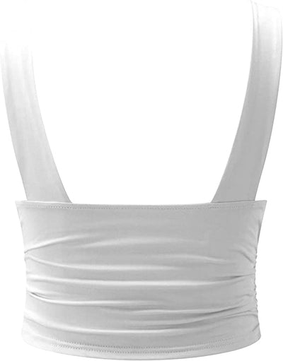 Damen V-Ausschnitt Top ärmellos – Figurbetont & Elegant
