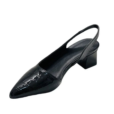 Elegante Slingback-Pumps mit Blockabsatz