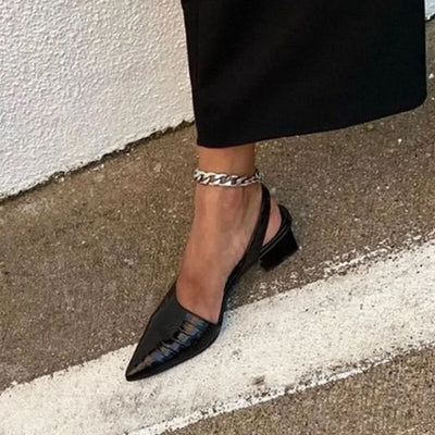 Elegante Slingback-Pumps mit Blockabsatz