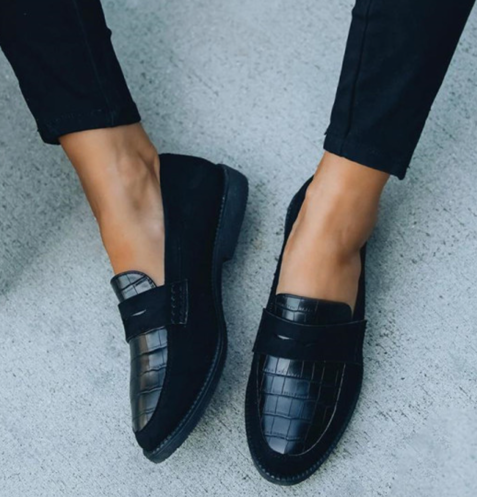 Elegante Damen Pumps Schwarz – Veganes Leder, Büro & Anlass