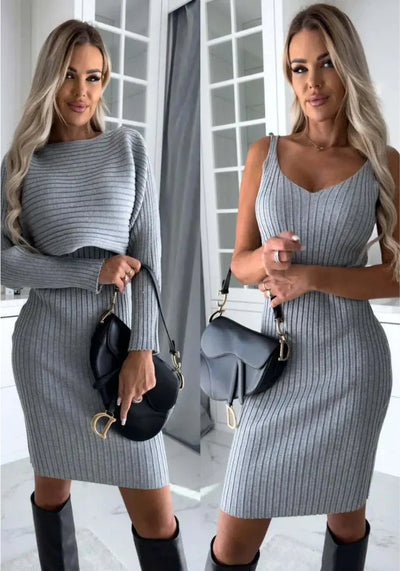 Ottavia – elegantes, vielseitiges 2-teiliges pullover-set für damen