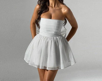 Sorayenne – Elegantes trägerloses Minikleid
