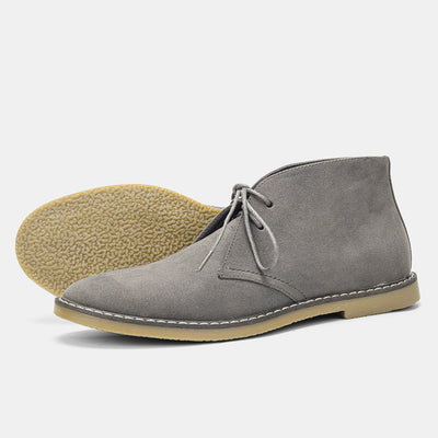 Klassische wüstenstiefel für herren im vintage-stil