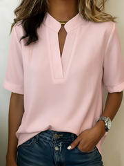 Emilia | Elegante Damenbluse im Stil – Rosa