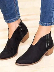 Stilvolle Damen Stiefeletten - Eveline – Schwarz