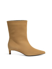 Helena | Stilvolle Damen Stiefeletten niedrig elegant – Khaki