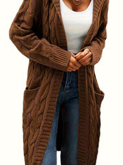 Ramona - extraweiche Strickweste – Braun