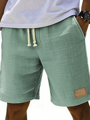 Bastian | Herren Bermuda Shorts mit Kordelzug – Grün