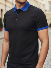 Lennart | Herren Kurzarm Poloshirt Regular Fit – Schwarz
