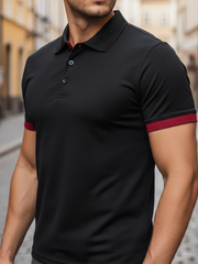 Lennart | Herren Kurzarm Poloshirt Regular Fit – Rot