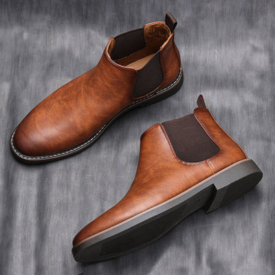 Klassische chelsea-stiefel für herren