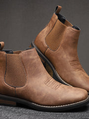 Noah | Orthopädische Chelsea Herrenstiefel Mit Komfortabler Slip-On-Passform – Braun