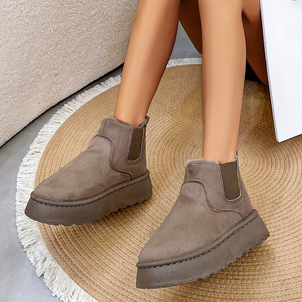Kamila – winterstiefel mit warmer und dicker sohle