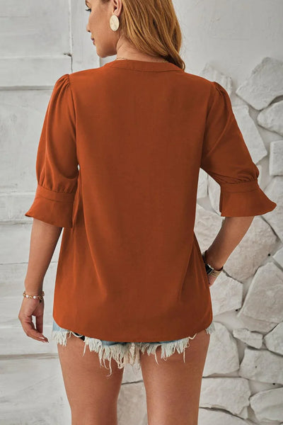Zeline – Bezaubernde Bluse mit Puffärmeln
