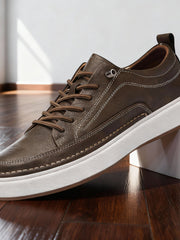 Caius | Herren Low-Top Schnürschuhe Sneaker – Khaki